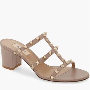 Valentino Garavani Rock Stud Slide Sandal